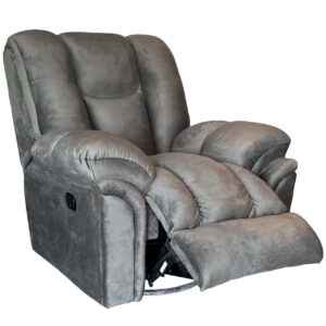 Recliner chair in grey colour